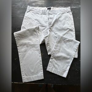 j. crew stretch light khaki chino pants